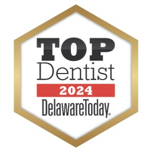delaware top dentist 2024 badge